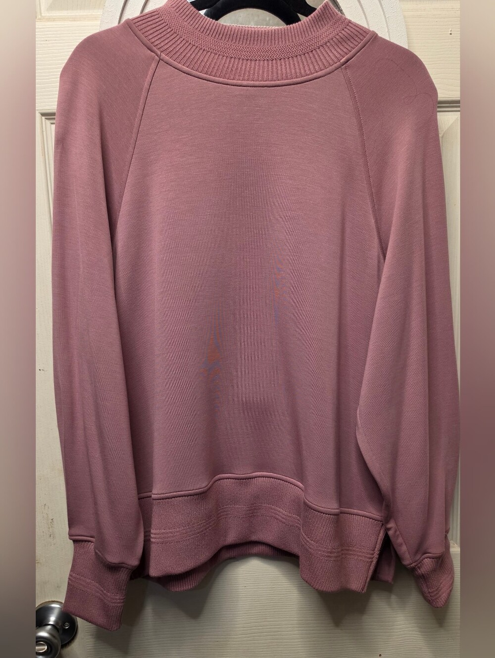 Varley Dusty Rose Crewneck Sweater